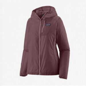 Patagonia Large Houdini Lightweight Windbreaker Jacket Pink Purple Women's